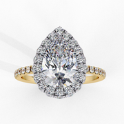 Stellar U-Prong Illusion Ladies Ring (LR14065)