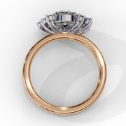 Scintillating Tree Form Ladies Ring (LR14069)