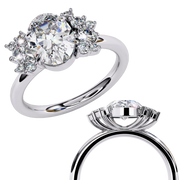 Scintillating Tree Form Ladies Ring (LR14069)
