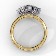Scintillating Tree Form Ladies Ring (LR14069)