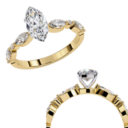 Captivating Solitaire Thought Ladies Ring (LR14071)