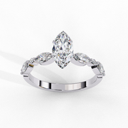 Captivating Solitaire Thought Ladies Ring (LR14071)