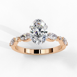 Coruscating Feather Shape Ladies Ring (LR14072)