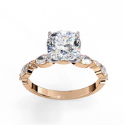 Intoxicating Halo Contour Ladies Ring (LR14074)