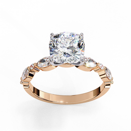 Intoxicating Halo Contour Ladies Ring (LR14074)
