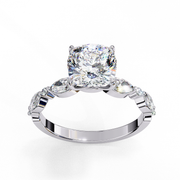 Intoxicating Halo Contour Ladies Ring (LR14074)