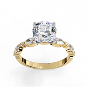 Intoxicating Halo Contour Ladies Ring (LR14074)