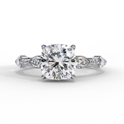 Intoxicating Halo Contour Ladies Ring (LR14074)