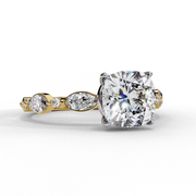 Intoxicating Halo Contour Ladies Ring (LR14074)