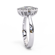 Lovely Interlocking Profile Ladies Ring (LR14079)