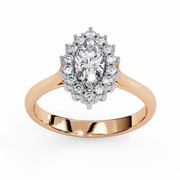 Lovely Interlocking Profile Ladies Ring (LR14079)