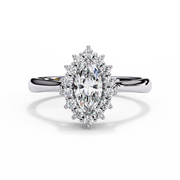 Lovely Interlocking Profile Ladies Ring (LR14079)