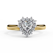 Exquisite Cluster Passion Ladies Ring (LR14081)