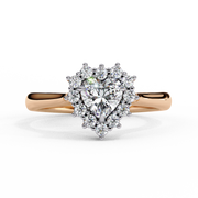 Exquisite Cluster Passion Ladies Ring (LR14081)