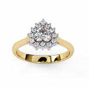 Exquisite Cluster Passion Ladies Ring (LR14081)