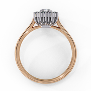 Splendid Shared-Prong Silhouette Ladies Ring (LR14084)