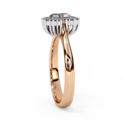 Splendid Shared-Prong Silhouette Ladies Ring (LR14084)