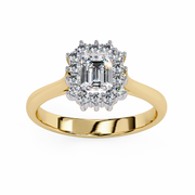 Splendid Shared-Prong Silhouette Ladies Ring (LR14084)