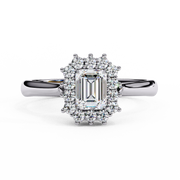 Splendid Shared-Prong Silhouette Ladies Ring (LR14084)