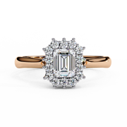 Splendid Shared-Prong Silhouette Ladies Ring (LR14084)