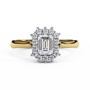 Splendid Shared-Prong Silhouette Ladies Ring (LR14084)