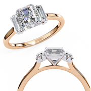 Glistening Star Memory Ladies Ring (LR14087)