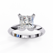 Breathtaking V-Prong Profile Ladies Ring (LR14094)