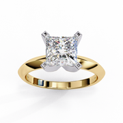 Breathtaking V-Prong Profile Ladies Ring (LR14094)
