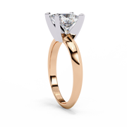 Breathtaking V-Prong Profile Ladies Ring (LR14094)