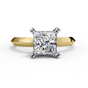 Breathtaking V-Prong Profile Ladies Ring (LR14094)