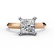 Breathtaking V-Prong Profile Ladies Ring (LR14094)