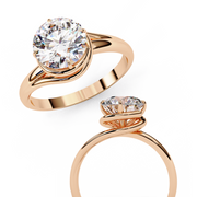 Celestial Flower Blood Ladies Ring (LR14099)