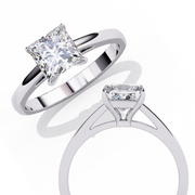 Breathtaking Heart Echo Ladies Ring (LR14100)