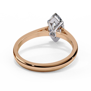 Beautiful Leaf Smoke Ladies Ring (LR14103)