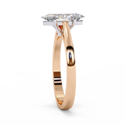 Beautiful Leaf Smoke Ladies Ring (LR14103)
