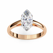 Beautiful Leaf Smoke Ladies Ring (LR14103)