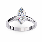 Beautiful Leaf Smoke Ladies Ring (LR14103)