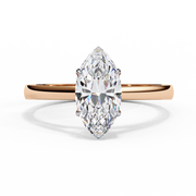 Beautiful Leaf Smoke Ladies Ring (LR14103)