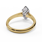 Beautiful Leaf Smoke Ladies Ring (LR14103)