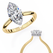 Breathtaking Knot Shadow Ladies Ring (LR14112)