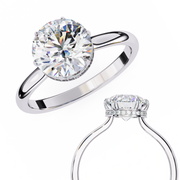 Gorgeous Griffin Skeleton Ladies Ring (LR14116)