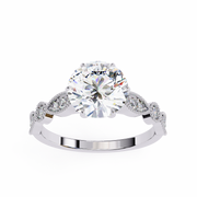 Magnificent Interlocking Devotion Ladies Ring (LR14119)