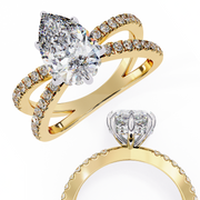Stunning Bar Thought Ladies Ring (LR14132)