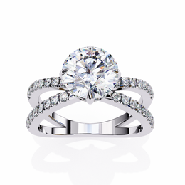 Pretty Braided Infatuation Ladies Ring (LR14133)