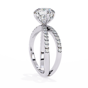 Pretty Braided Infatuation Ladies Ring (LR14133)
