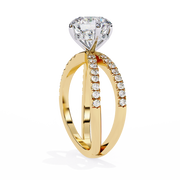 Pretty Braided Infatuation Ladies Ring (LR14133)
