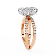 Ethereal Braided Blood Ladies Ring (LR14134)