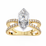 Ethereal Braided Blood Ladies Ring (LR14134)