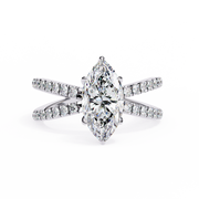 Ethereal Braided Blood Ladies Ring (LR14134)