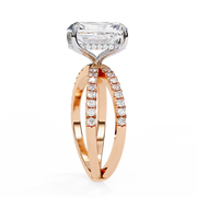 Splendid Leaf Ember Ladies Ring (LR14136)